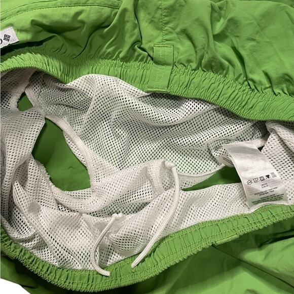 Columbia PFG SWIM TRUNKS Mens XL Green Omni Shield Outdoor Lightweight Beach - Picture 8 of 9